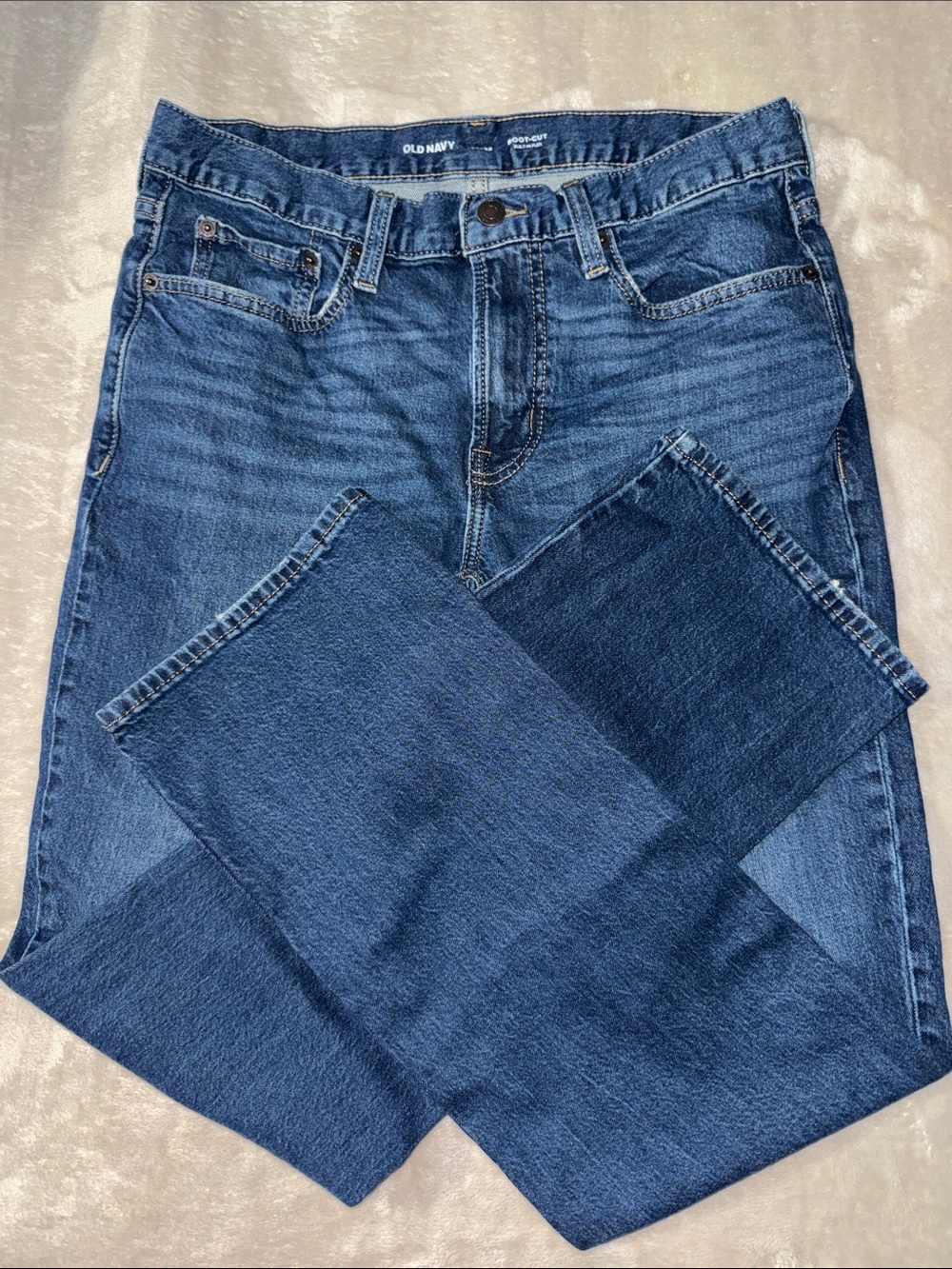 Old Navy Men's Dark Blue Bootcut Jeans